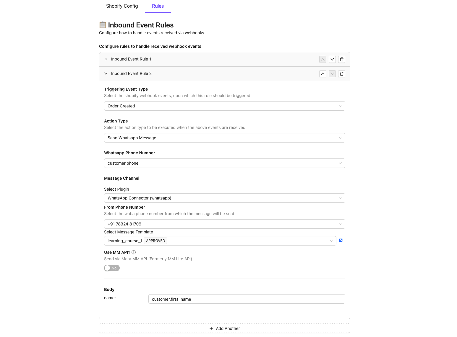 Chakra_Inboiund_Webhook_Shopify_Rules