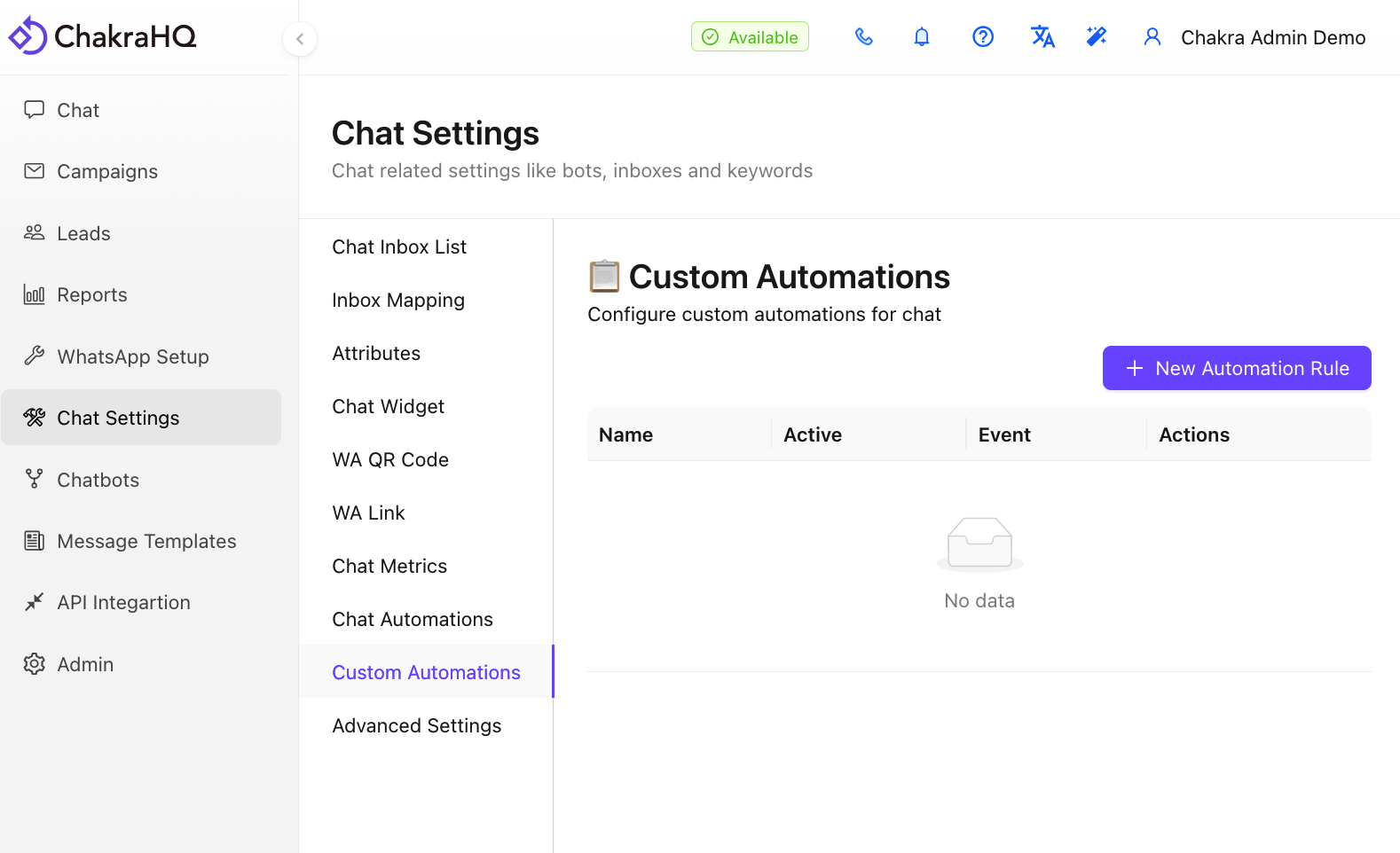 Create_Custome_Chat_Automation