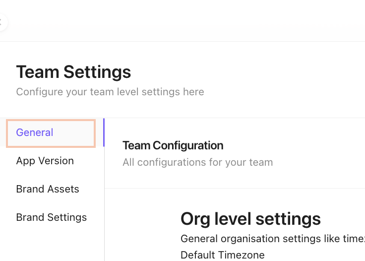 Team Settign Chakra - General