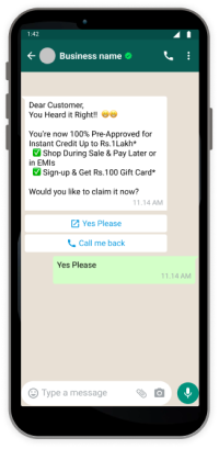 Promotional campaign messages