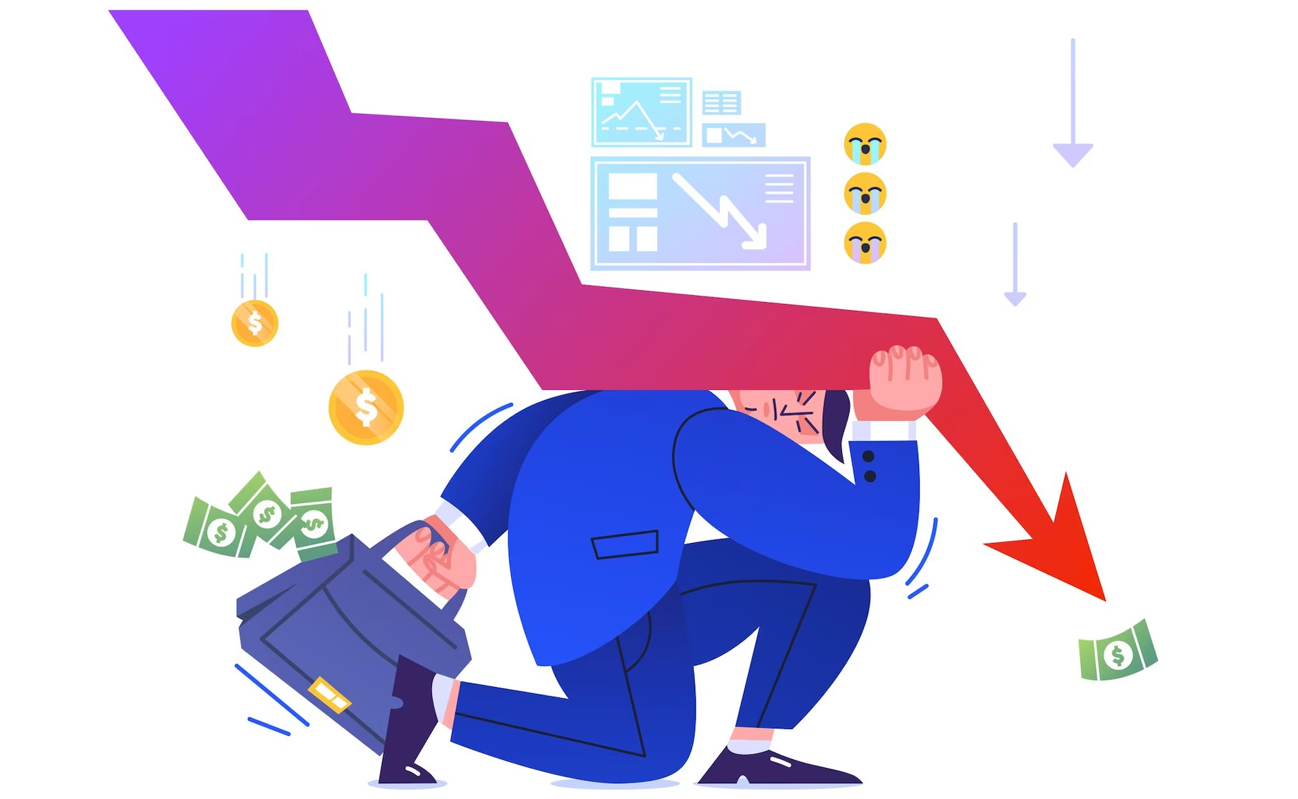 Downturns impact emerging businesses significantly