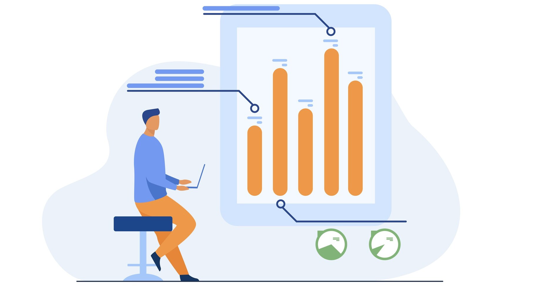 Handy and custom CRM reports help solo entrepreneurs make informed decisions
