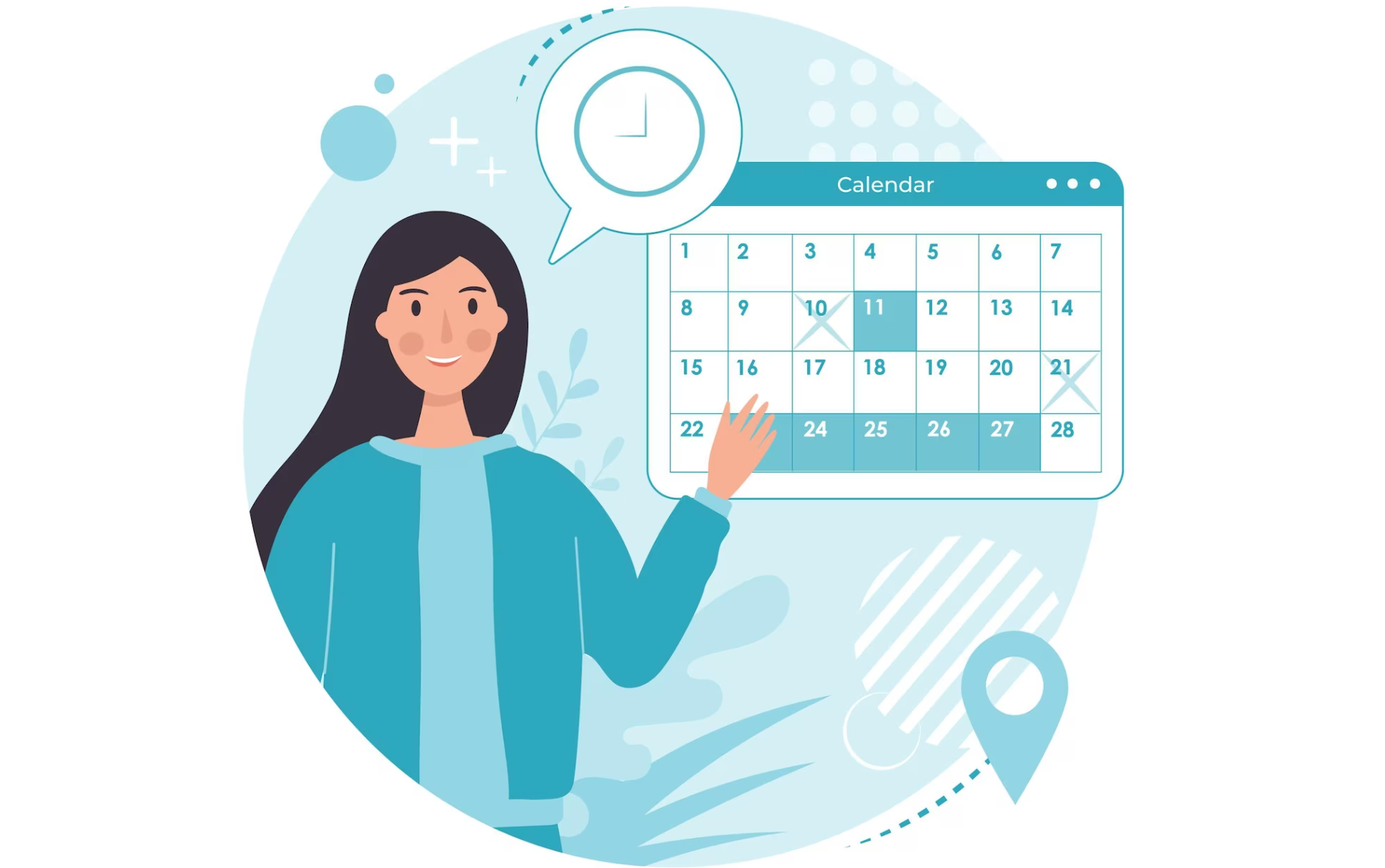 Integrating the calendar with the CRM is important
